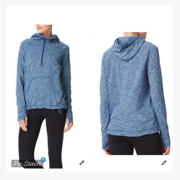 Sweaty Betty Circuit Tech Hoodie Blue - Picture 1 of 14